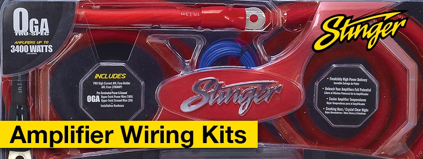 Amplifier Wiring Kits - Stinger 4000 Series