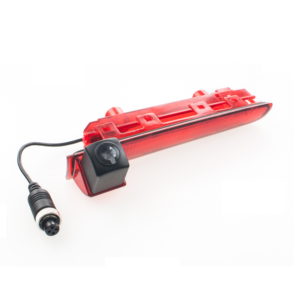 Rear view camera in 3rd brake light incl. 15m cable for VW T5 & T6 (from 2010) with split brake light