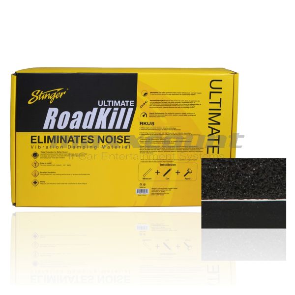 Stinger RKU8 Roadkill Ultimate 2in1 Universal Kit Sound Damping Material 2-Pack (2x 18" x 32" / 45x80cm=0,72m²)