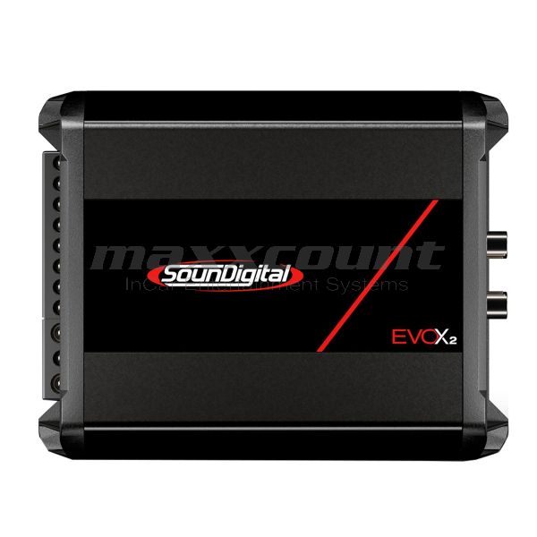 SounDigital 800.4 EvoX2 (4Ω) 4-channel mini amplifier 800W for motorcycle & powersports