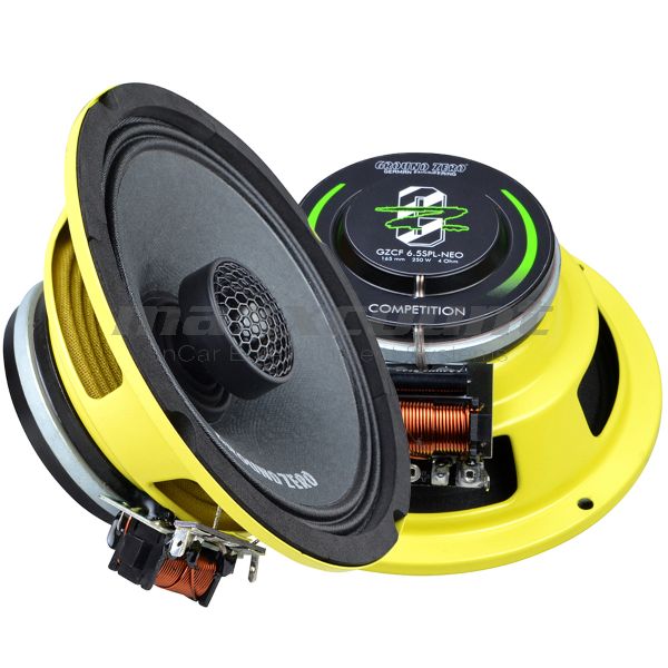 Ground Zero GZCF 6.5SPL-NEO 16,5cm / 6,5 inch weatherproof Coax Speaker, 100W, 4 Ohm
