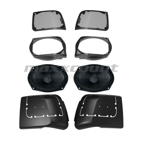 Diamond Audio MS694NEOLK Cut in Lid Kit incl. 6x9" Midrange MS69NEO suitable for Harley-Davidson® from 2014