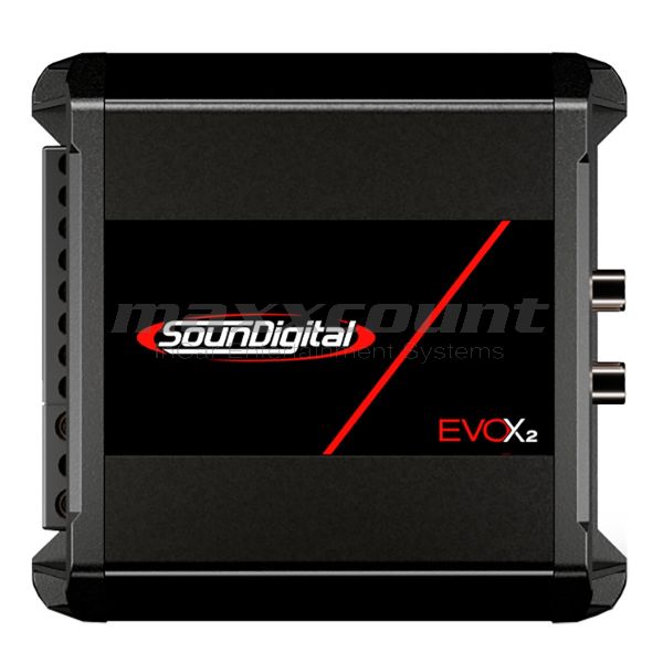 SounDigital 400.4 EvoX2 (4Ω) 4-channel mini amplifier 400W for motorcycle & powersports