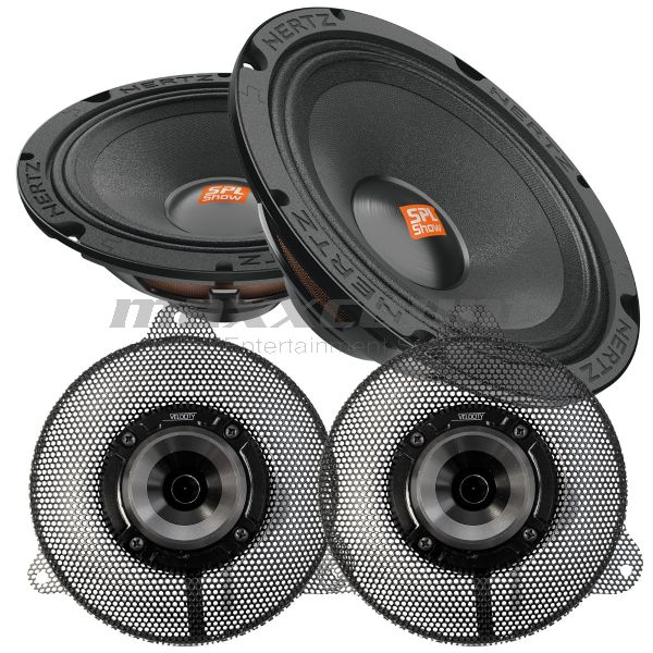 Velocity RZ75H-SG-14 + Hertz SV 165 NEO 16.5" 2-way component speaker 200W, 4 ohms, Drop&Fit suitable for Harley-Davidson® Street Glide™ from 2014