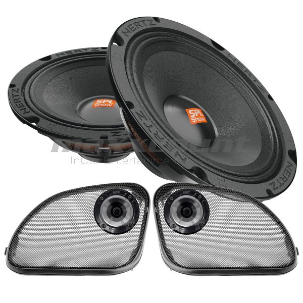 Velocity RZ75H-RG-14 + Hertz SV 165 NEO 16.5" 2-way composite speaker 200W, 4 ohms, Drop&Fit suitable for Harley-Davidson® Road Glide™ from 2014