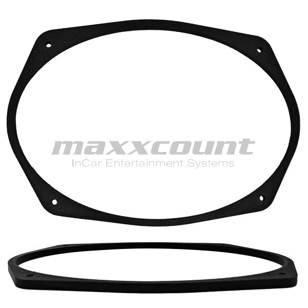 maxxcount spacer rings for 6x9" speakers, 6mm high (0.25 inches)