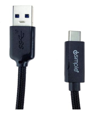 iSimple IS9326BK USB> USB-C cable, 1m, black