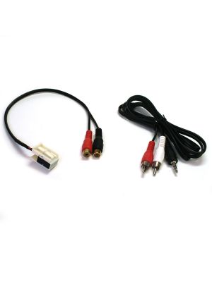 AUX Input Adapter 3.5mm Jack / RCA for Peugeot (RD4)