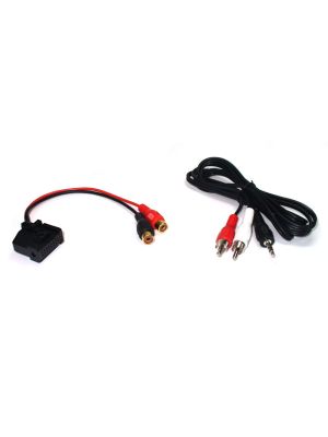 AUX Input Adapter 3.5mm Jack / RCA for Seat, Skoda & VW navigation systems (16:9)