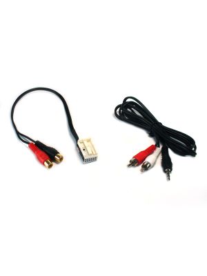 AUX Input Adapter 3.5mm Jack / RCA for Smart ForFour