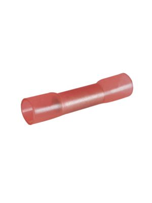 100 butt connectors / crimp connectors 0.5-1mm² in red 