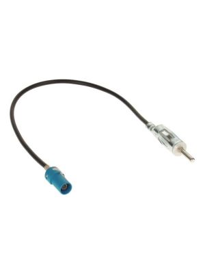 Antenna Adapter Cable (DIN male > Single FAKRA Z male) for Audi, Chrysler, Mercedes, Seat, Skoda & VW