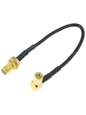 GPS Antenna Adapter Cable (SMA female > SMB female 90° angled) for Radio / Navigation systems