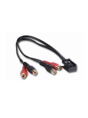 Line Out + Pre-Amplifier Adapter (4x RCA) for Audi, VW, Seat & Skoda (with RNS2 / MFD2)