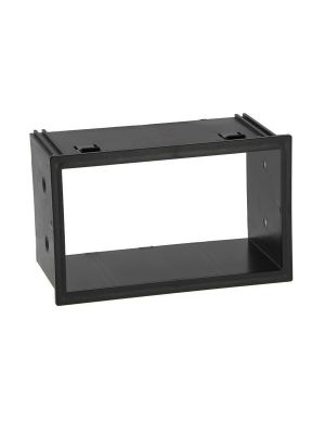 Double DIN universal radio slot made of plastic for car radios 