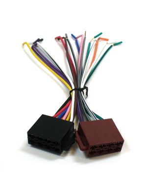 ISO Terminal Block Socket Connector Universal (Speaker + Power) GALA CAN bus fully loaded with 16 wires