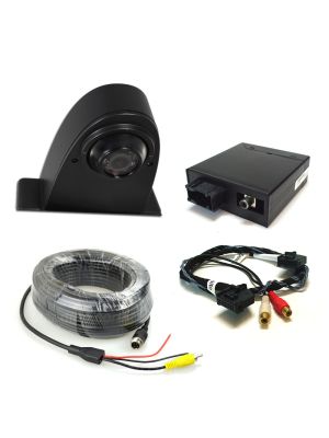 Backup Camera System: Transporter Rear View Camera (120°, Black) with Interface for VW with RNS2 / MFD2