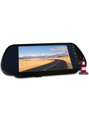 Rear View Mirror with 1 Built-In 17.8cm (7