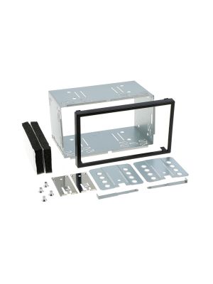 Universal Double DIN Radio Metall Frame Install Kit (outside dim.: 110mm x 188,5mm) for 2DIN Car Stereos