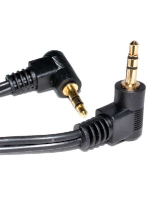 3.5mm Stereo Jack Adapter Cable (male to male) 1.8m angled on both sides