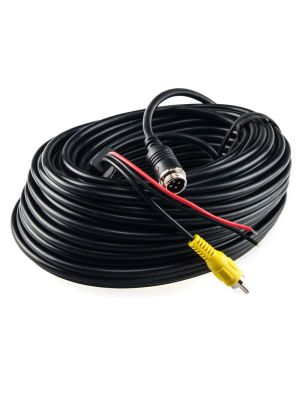 Rear View Camera Connection Cable 4-pin (7,5m) suitable for reversing systems with 4-pin connection