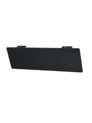 1DIN Radio Cover (black) for radio slot with snap closure