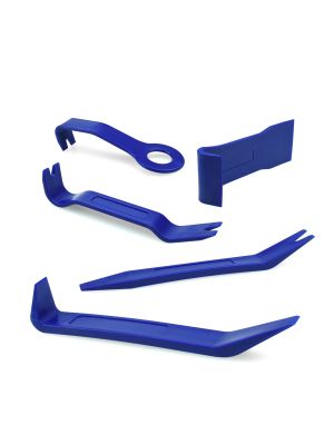 Set of universal mounting levers (5 pieces / blue) for the damage-free removal of panels, trim strips, clips, etc