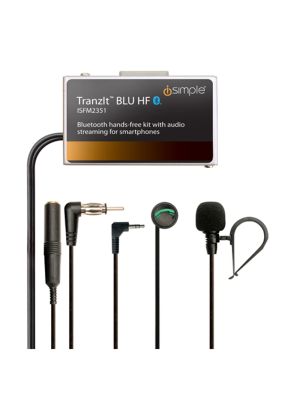 iSimple ISFM2351 universal AUX adapter with Bluetooth audio streaming and hands-free kit for iPhone / Android