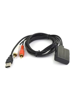 Bluetooth adapter cable to RCA with USB power supply