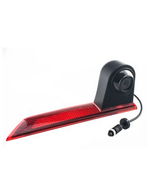 3rd Brake Light Mount Rear View Camera (left) with 15m Cable for Ford Transit Custom (from 2012) with Split Brake Light