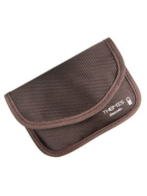 THEMIS Security Nylon Shielding Cover for keyless entry car key (12,5x8cm), 3 layer shielding, brown
