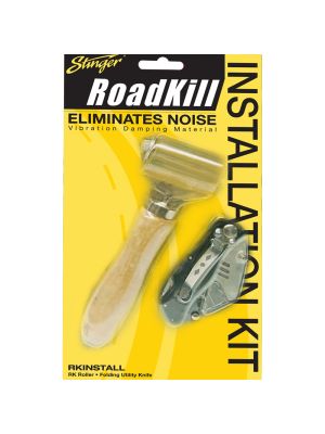 Stinger RKINSTALL ROADKILL Sound Damping Material Tool (incl. folding razor knife & 50mm install roller)