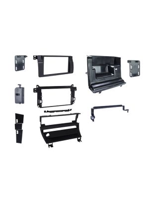 Metra 95-9313B Double DIN Dash Kit for BMW 3 Series (1999-2006) with long opening in control strip