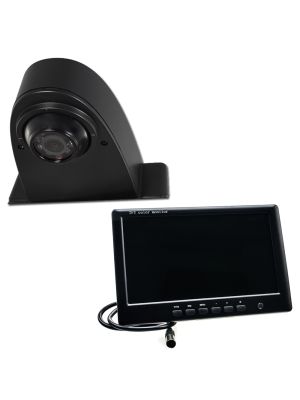 Backup Camera System: Transporter Rear View Camera (120°, Black) with 7