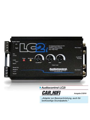 AudioControl LC2i 2CH Line Out Converter with GTO™, AccuBASS® & Subwoofer Control