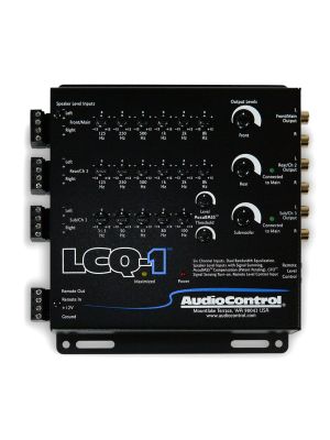 AudioControl LCQ-1 6CH Line Out Converter with GTO™, AccuBASS® & Equalizer
