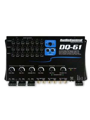 AudioControl DQ-61 6CH Line Out Converter with GTO™, AccuBASS®, Equalizer & Signal Delay 