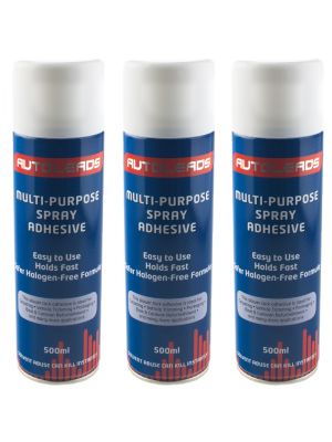 Autoleads CS-170 Carpet Spray Adhesive, 3x 500ml