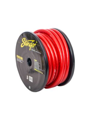 Stinger SPW10TR Reel 15,2m (50 ft) power cable, 1 / 0GA (50mm²), red