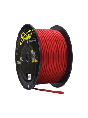 Stinger SPW14TR 1m power cable, 4GA (25mm²), red