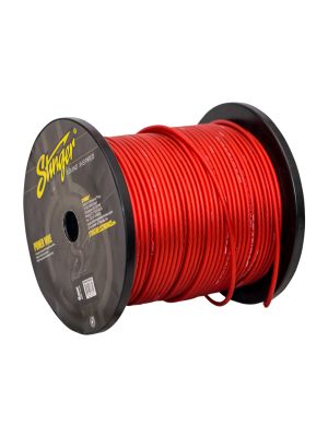 Stinger SPW18TR500 Reel 152,4m (500 ft) power cable, 8GA (10mm²), red
