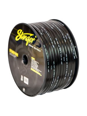 Stinger SPW512BK speaker cable 76,2m (250ft) roll, 12GA (4mm²), black
