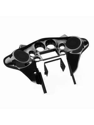 Metra 95-HDIF 2DIN Batwing, black painted, suitable for Harley-Davidson® Touring 1998-2013