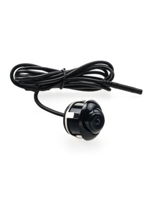 Adjustable recessed rear view camera with dynamic guides 