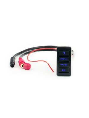 Diamond Audio DABTR9 Marine Bluetooth Receiver with 4-button control (blue illumination), waterproof