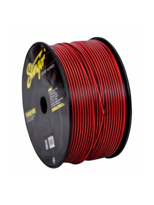 Stinger SPW520RB speaker cable 304.8m (1000ft) roll, 20GA (0.75mm²), red-black