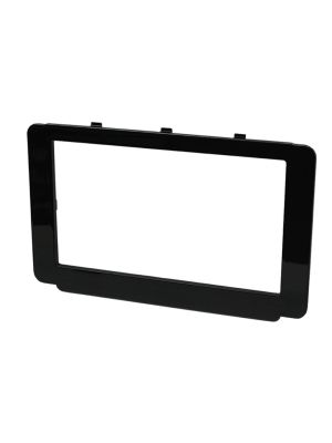 Facia Dash Kit 2DIN for Toyota Hilux from 2015, gloss black