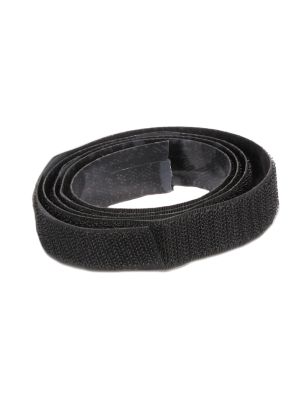 Self-adhesive Velcro Tape 1m, 20 mm wide, black (3.99 € / m)