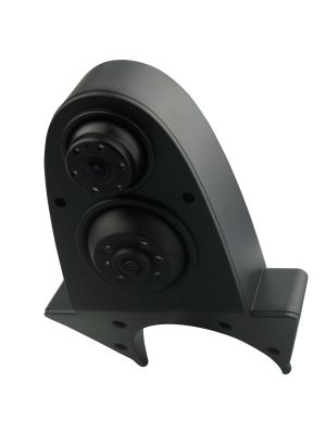 Dual rear view camera 90° / 150° for transporter black incl. 15m cable eg for T5, Crafter, Sprinter, Viano, Ducato, Vans