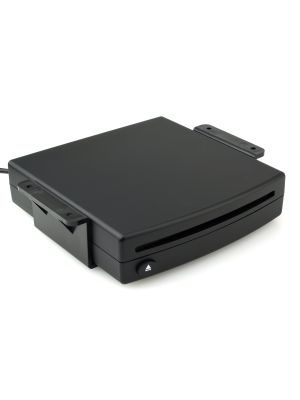 External CD player for car radios with USB